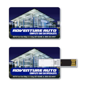 USB Flash Drive - 32 GB Credit Card Style - Imprinted - Qty 1